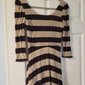 Modcloth Striped Skater Dress
